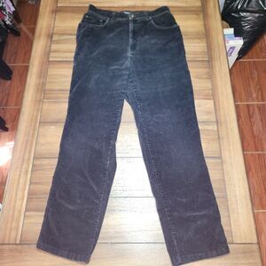Bill Blass Jeans Black Corduroy 12